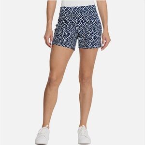 Spanx Sunshine Shorts 6” Navy Painted Dot